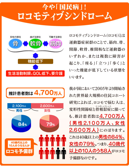 ロコモティブシンドロームとは